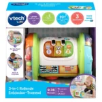 Vtech Μουσικό Όργανο 3 In 1 Rolling Explorer Drum με Μουσική για 9+ Μηνών 80-562604