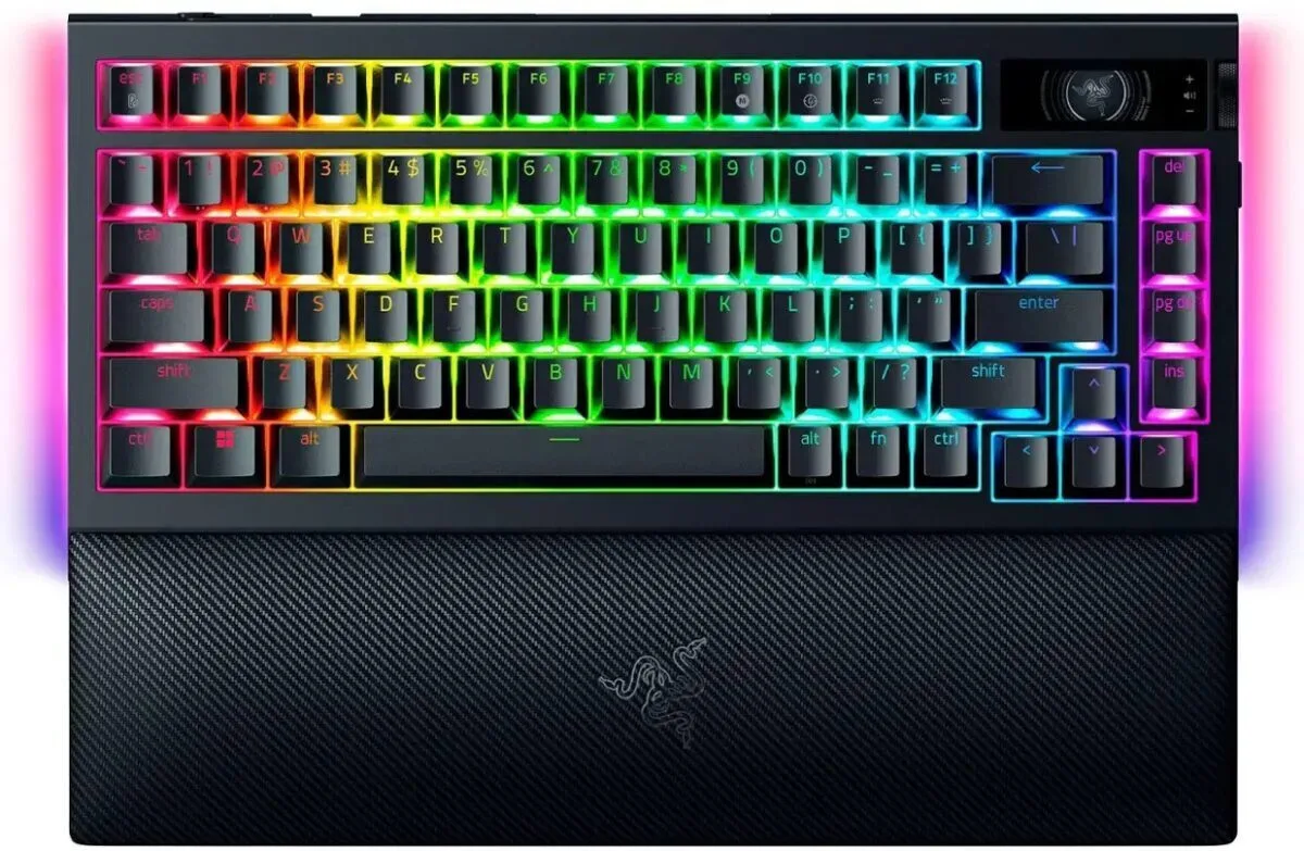 Razer BlackWidow V4 Pro Ασύρματο Gaming Μηχανικό Πληκτρολόγιο 75% με Razer Orange διακόπτες και RGB φωτισμό (Αγγλικό US) - Image 1