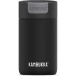 Kambukka Olympus Ποτήρι Θερμός Ανοξείδωτο 300ml Μαύρο με Επιστόμιο 11-02010