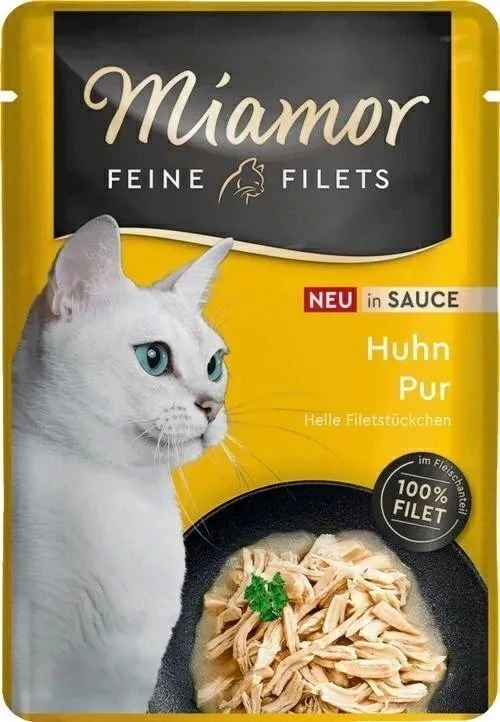 20241121114843_miamor_ygri_trofi_gia_eniliki_gata_se_fakelaki_me_kotopoulo_choris_glouteni_100gr Miamor Υγρή Τροφή για Ενήλικες Γάτες σε Φακελάκι με Κοτόπουλο χωρίς Γλουτένη 100gr - Image 1