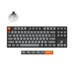 Keychron K8 Max QMK/VIA K8M-H3 Ασύρματο Gaming Μηχανικό Πληκτρολόγιο Tenkeyless με Keychron Super Brown διακόπτες και RGB φωτισμό (Αγγλικό US)