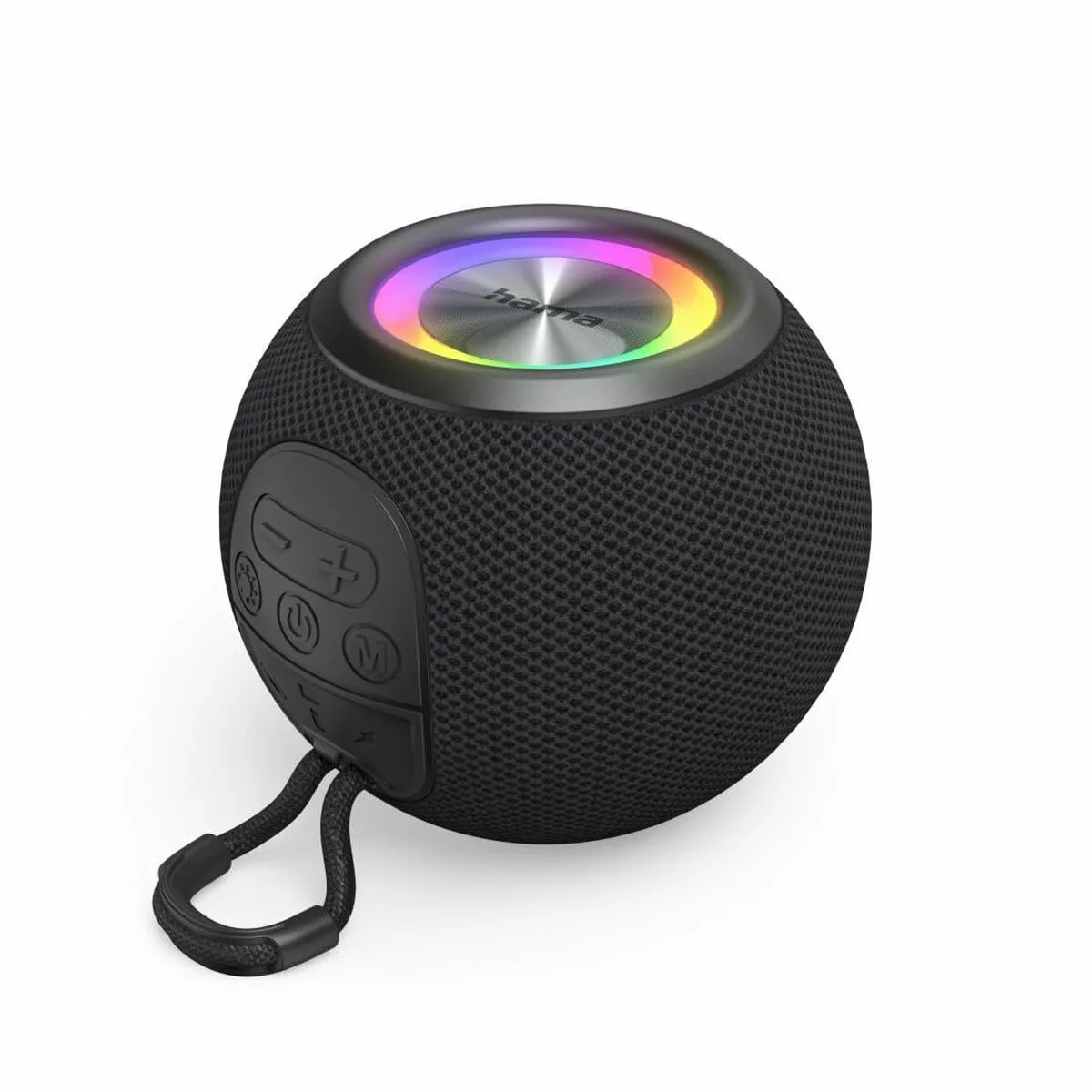 20241125130748_hama_ball_shape_speaker_icheio_bluetooth_5w_me_radiofono_kai_diarkeia_mpatarias_eos_10_ores_mayro HAMA Ballshape Ηχείο Bluetooth 5W με Διάρκεια Μπαταρίας έως 10 ώρες Μαύρο - Image 1