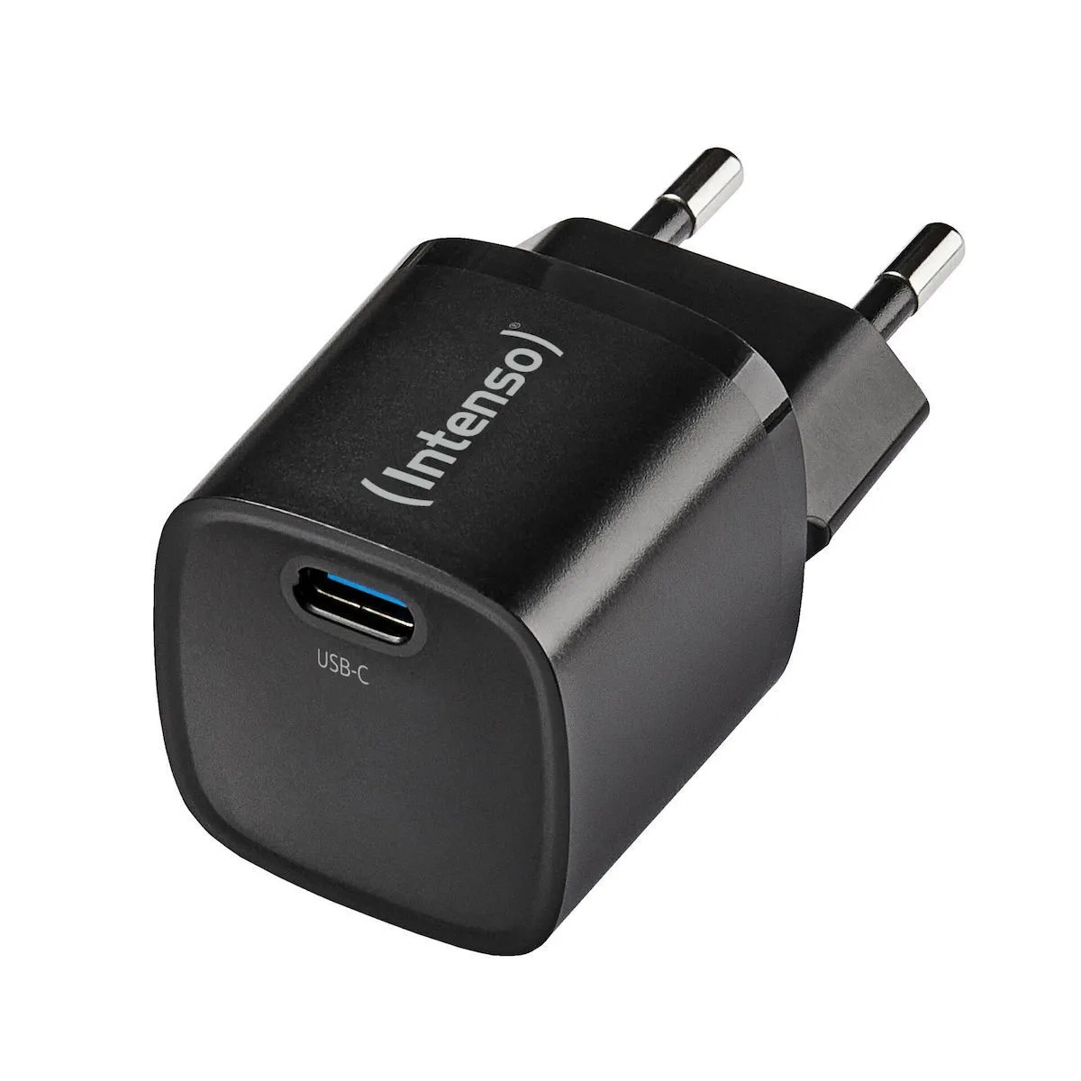Intenso Φορτιστής Χωρίς Καλώδιο GaN με Θύρα USB-C 30W Μαύρος (W30C²) - Image 1