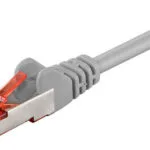 Goobay S/FTP Cat.6 Καλώδιο Δικτύου Ethernet 0.15m Γκρι 1τμχ 92455