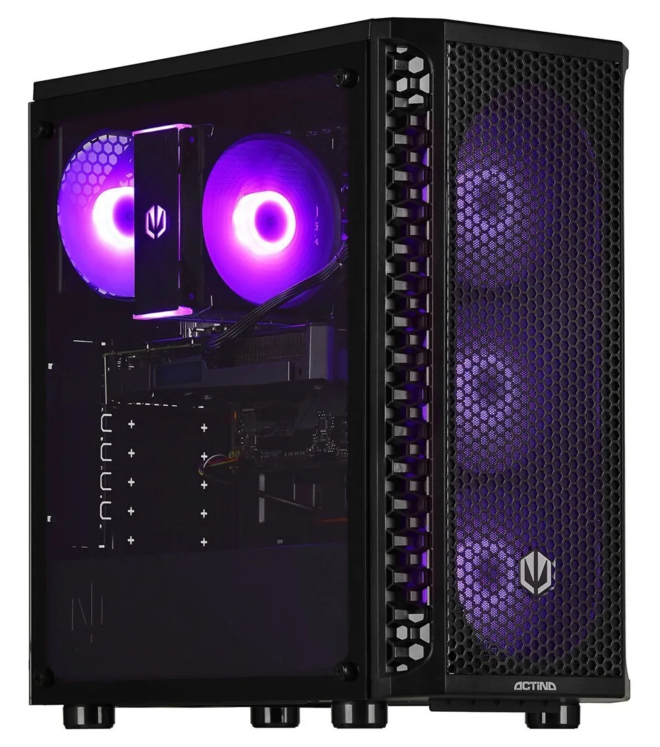 Actina 5901443404859 Gaming Desktop PC (Ryzen 7-8700F/32GB DDR5/1TB SSD/Radeon RX 7800 XT/No OS) - Image 1