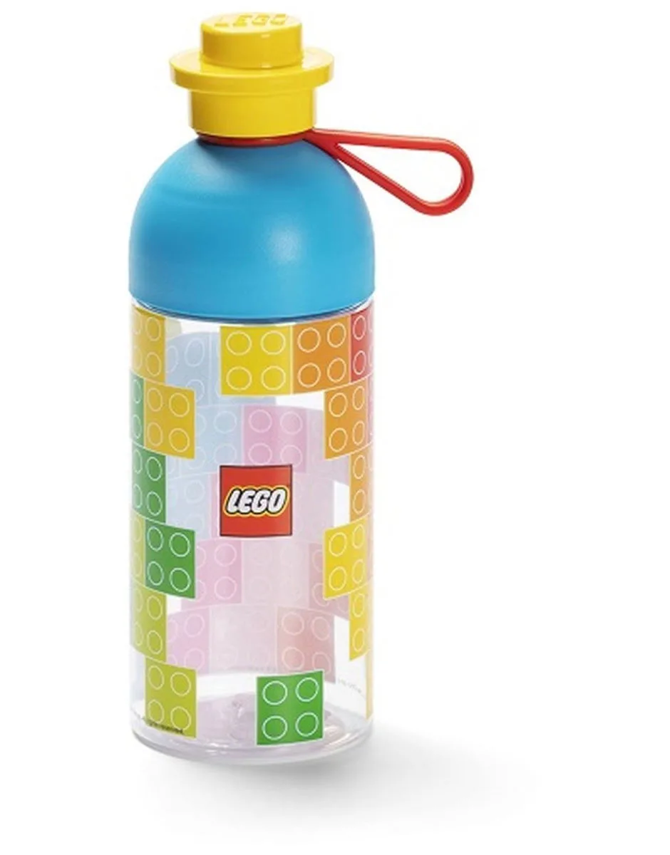 20241127144957_lego_plastiko_pagouri_iconic_polychromo_40420800_500ml LEGO Iconic Παιδικό Παγούρι Πλαστικό με Βιδωτό Καπάκι Non Spill 500ml 40420800 - Image 1