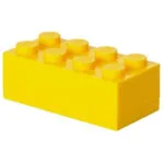 Room Copenhagen Lego Mini Box 8 Πλαστικό Παιδικό Δοχείο Φαγητού Κίτρινο 9.2 x 4.6 x 4.3εκ. RC40121732