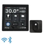 Shelly Wall Display Smart Wi-fi/bt Black & Blu H&t Black