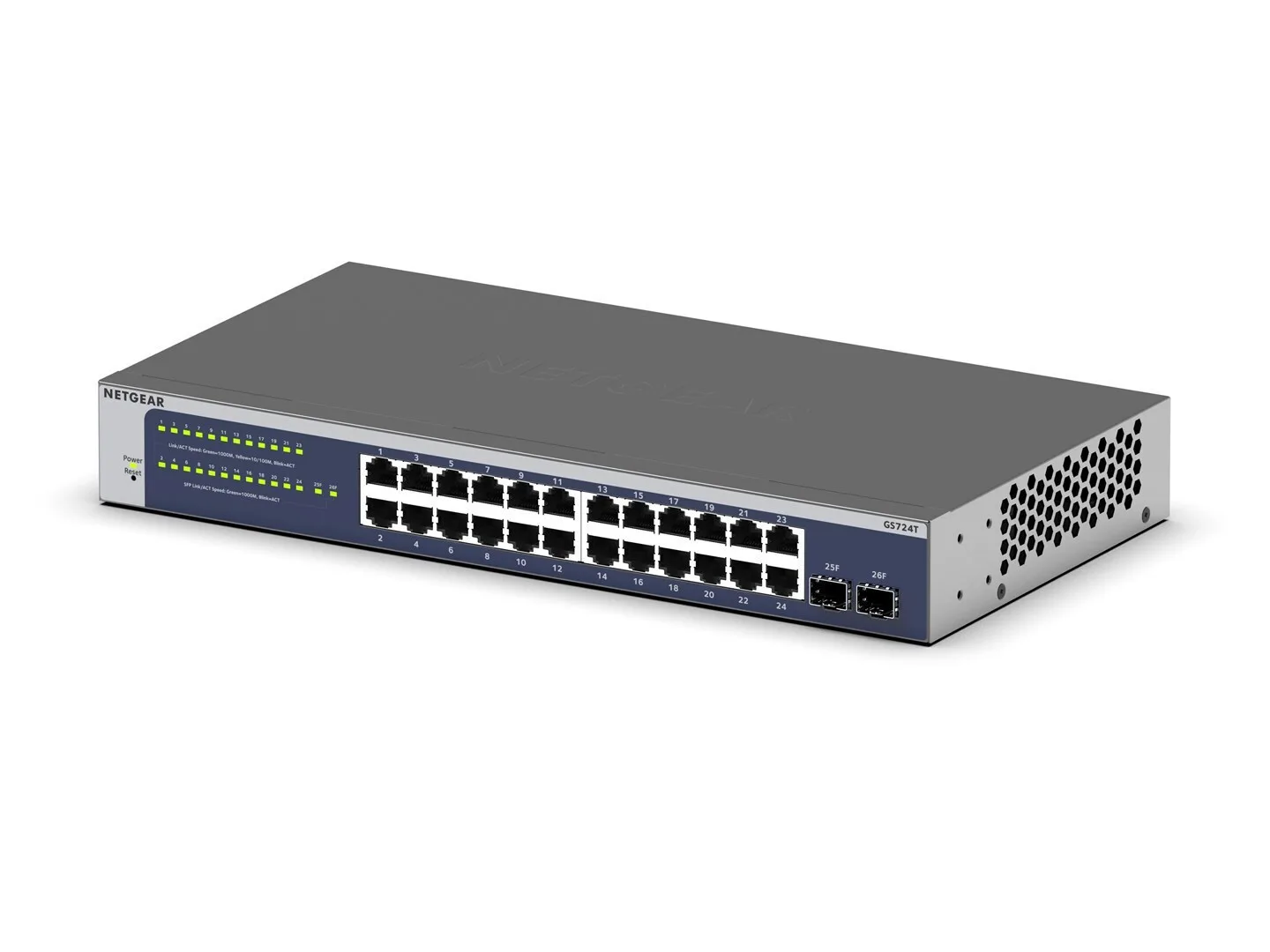 NetGear GS724T v1 Managed L3 Switch με 24 Θύρες Gigabit (1Gbps) Ethernet - Image 1