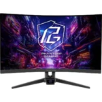 ASRock Phantom Gaming PG27FRS1A VA Curved Gaming Monitor 27" FHD 1920x1080 280Hz με Χρόνο Απόκρισης 5ms GTG
