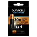 Duracell Optimum Αλκαλικές Μπαταρίες AA 1.5V 4τμχ 6479687