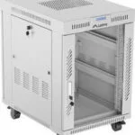 Lanberg Επιδαπέδια Καμπίνα Rack 15U Γκρι FF01-6815-12SL
