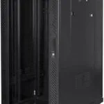 Lanberg Επιδαπέδια Καμπίνα Rack 22U Μαύρο FF01-6622-12BL