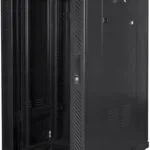 Lanberg Επιδαπέδια Καμπίνα Rack 22U Μαύρο FF01-6822-12BL