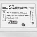 Woox Smart Switch 1 Καναλιού Wi-Fi 10A R4967