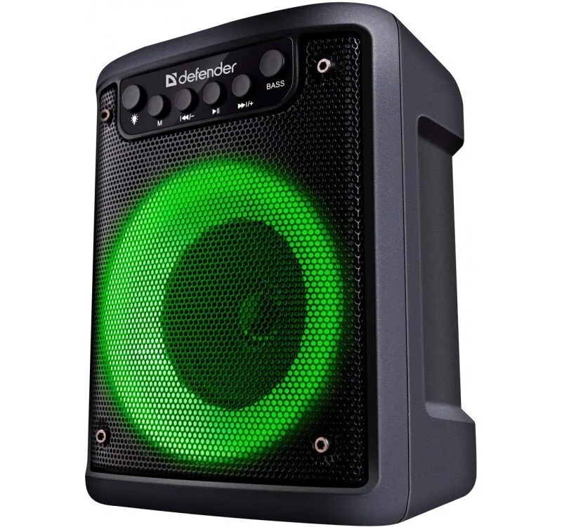 20241210103213_defender_icheio_me_leitourgia_karaoke_funky_65053_se_mayro_chroma Defender Ηχείο Funky Μαύρο - Image 1