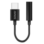 Savio Μετατροπέας USB-C male σε 3.5mm female 1τμχ