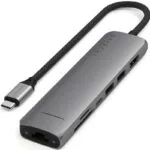 Satechi USB-C Docking Station με HDMI 4K PD Ethernet Γκρι (ST-P7SM)