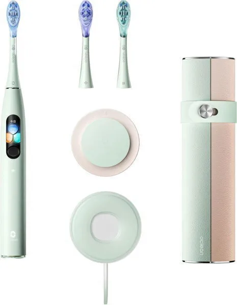 20241211120109_oclean_x_ultra_sonic_toothbrush_set_mint Oclean X Ultra Sonic Toothbrush Set Mint - Image 1