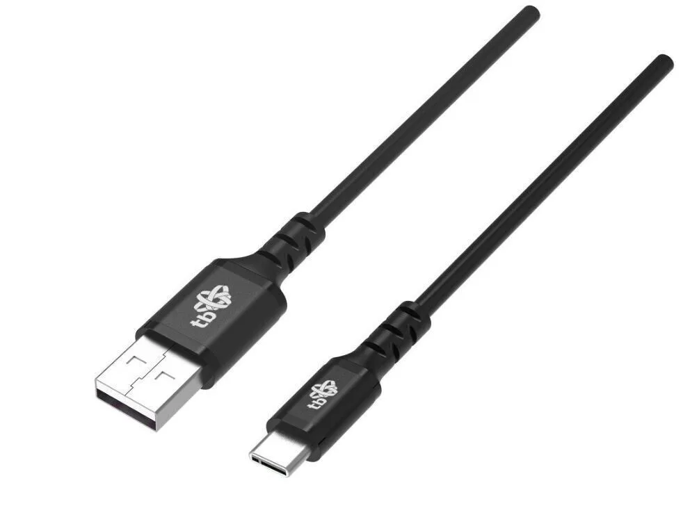 Tb Energy USB 2.0 Cable USB-C male - USB-A Μαύρο 1.5m - Image 1