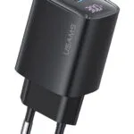 Usams Φορτιστής Χωρίς Καλώδιο GaN 30W Power Delivery / Quick Charge 3.0 Μαύρος (CC229)