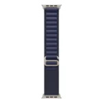 Apple Alpine Loop Large Natural Titanium Finish Λουράκι Υφασμάτινο Navy (Apple Watch 44, 45, 46, 49mm) MXN03ZM/A