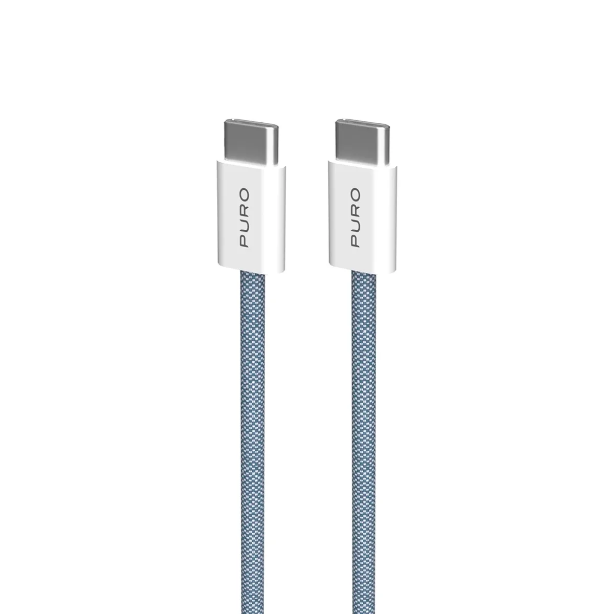 Puro USB 2.0 Cable USB-C male - USB-C 60W Μπλε 1.5m - Image 1
