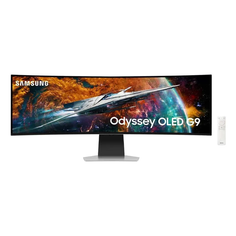 Samsung Odyssey G9 Ultrawide OLED HDR Curved Gaming Monitor 49" 5120x1440 240Hz με Χρόνο Απόκρισης 0.03ms GTG - Image 1