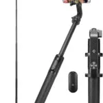 Spigen Bluetooth Selfie Stick Long Tripod Μαύρο AMP05813