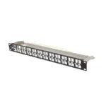 Lanberg Patch Panel 48port Keystone Black Ppks-1248-b