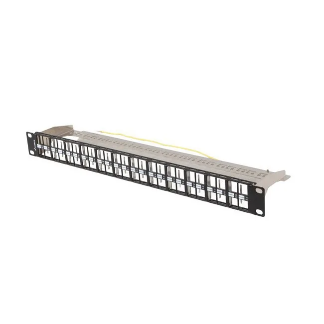 Lanberg Patch Panel 48port Keystone Black Ppks-1248-b - Image 1