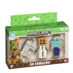 3d Eraser Set Minecraft Mc4021b 3 Pieces