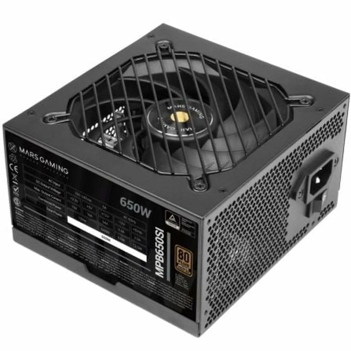 Mars Gaming MPB650SI 650W Μαύρο Τροφοδοτικό Υπολογιστή Full Wired 80 Plus Bronze - Image 1