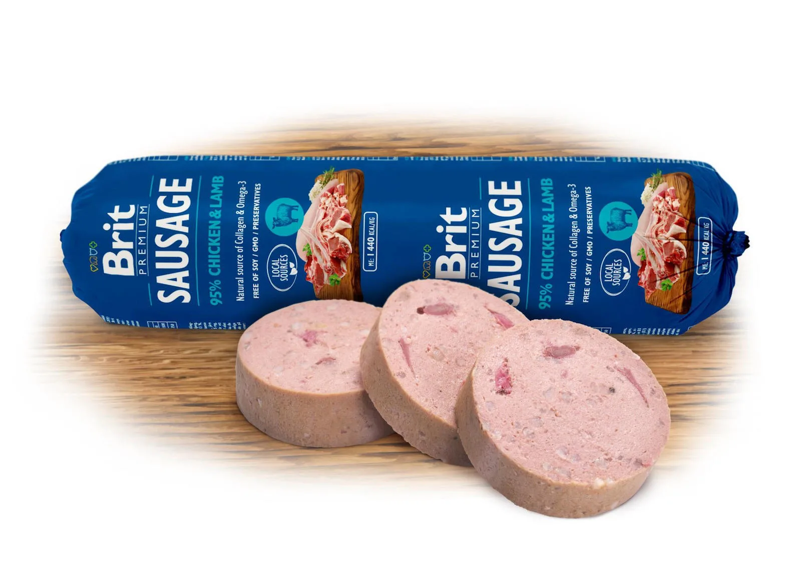 20250103165849_brit_salami_skylou_me_kotopoulo_kai_arni_800gr_a28_020_0632 Brit Σαλάμι Σκύλου με Κοτόπουλο και Αρνί 800gr A28-020-0632 - Image 1