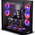 Phanteks NV9 MKII Gaming Full Tower Κουτί Υπολογιστή με Πλαϊνό Παράθυρο και RGB Φωτισμό Μαύρο