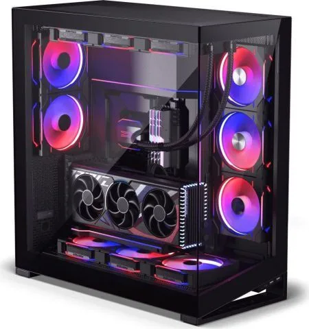 Phanteks NV9 MKII Gaming Full Tower Κουτί Υπολογιστή με Πλαϊνό Παράθυρο και RGB Φωτισμό Μαύρο - Image 1