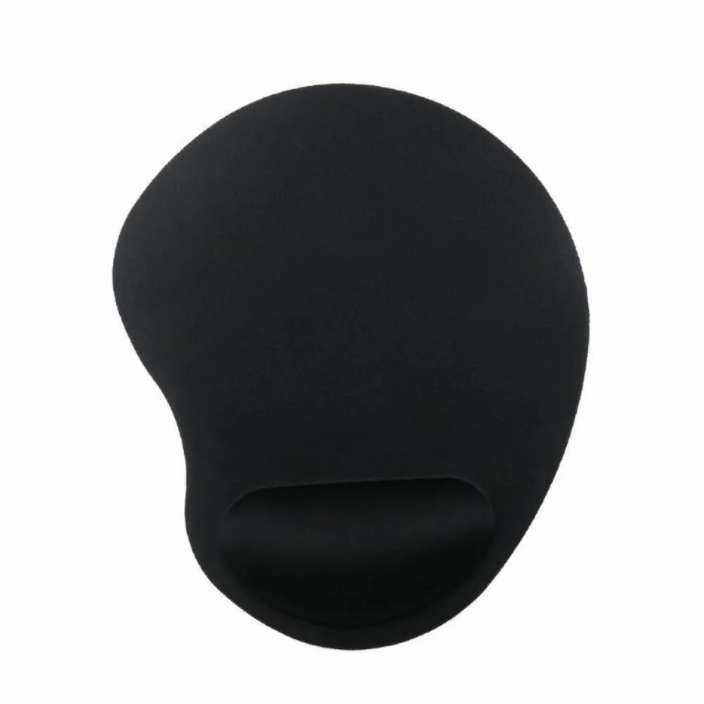 Gembird MP-ERGO-01 Mouse Pad (240mm) με Στήριξη Καρπού Μαύρο - Image 1