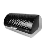 Maestro Ψωμιέρα Μεταλλική Μαύρη 35x20x21cm MR-1770-BLACK