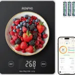 Renpho Ψηφιακή Ζυγαριά Κουζίνας 1gr/10kg Μαύρη