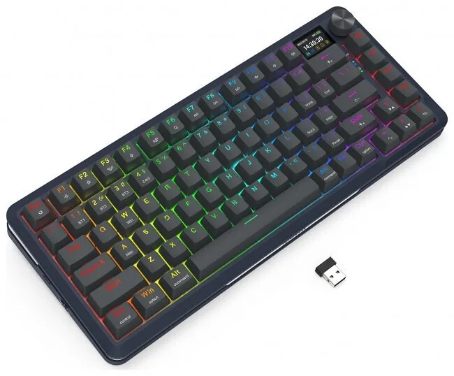 Redragon Flekact K708RGB-PRO Ασύρματο Οπτικό Gaming Πληκτρολόγιο 75% με RGB φωτισμό (Αγγλικό US) - Image 1