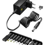 Goobay Ρυθμιζόμενο Universal Τροφοδοτικό 5 2.4A 12W με σετ βυσμάτων (74436)