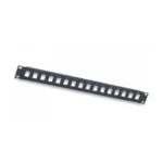 Intellinet Patch Panel Keystone για Rack 1U 19" 16 Θυρών Μαύρο 513593