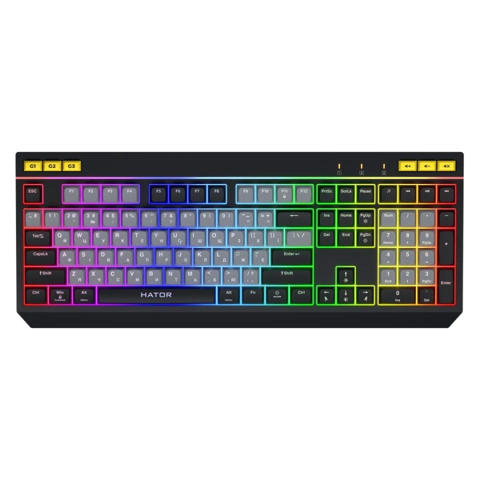 HATOR Icefall Gaming Μηχανικό Πληκτρολόγιο με RGB φωτισμό (Αγγλικό US) - Image 1