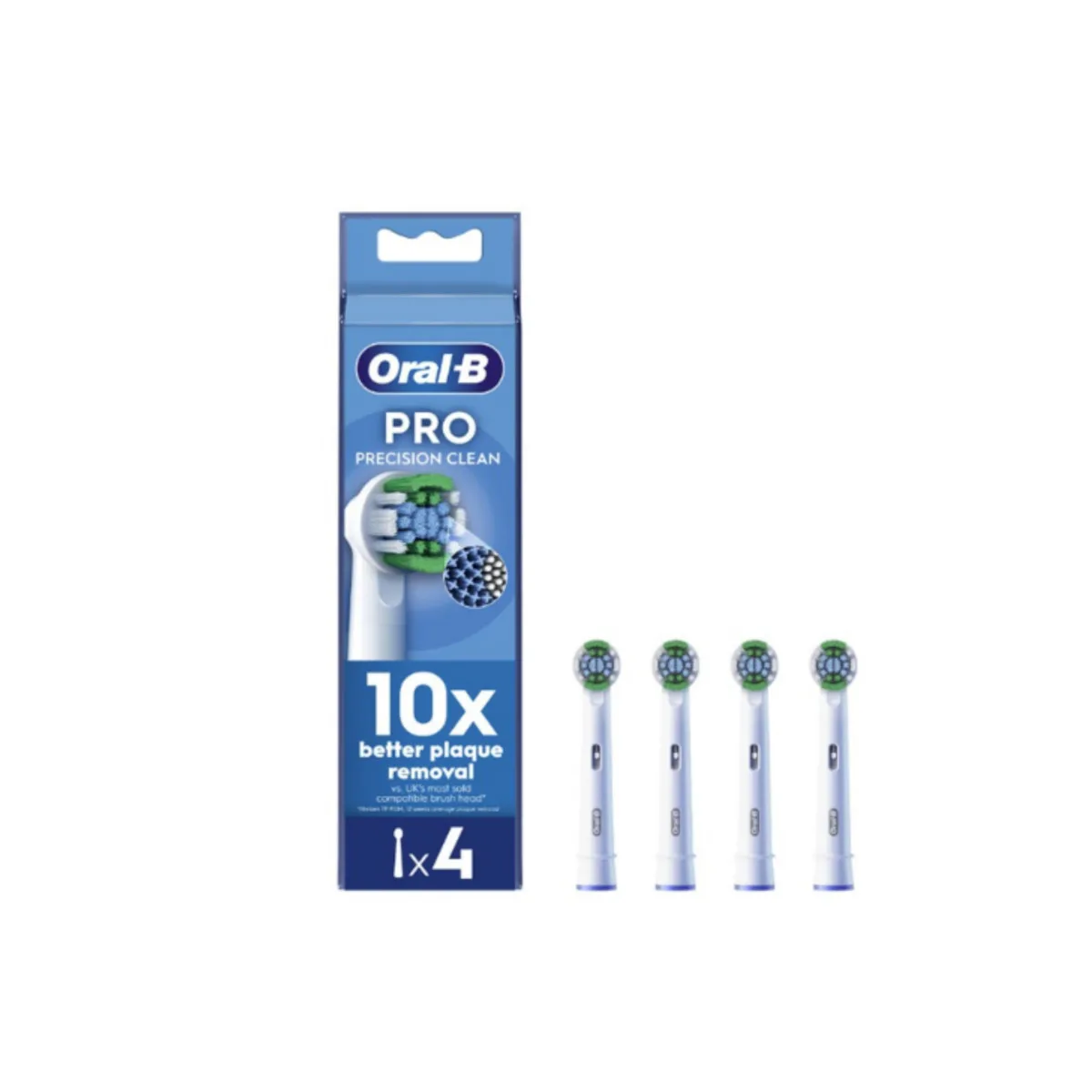 20250113170114_oral_b_pro_precision_clean_antallaktikes_kefales_gia_ilektriki_odontovourtsa_261727_4tmch Oral-B Pro Precision Clean Ανταλλακτικές Κεφαλές για Ηλεκτρική Οδοντόβουρτσα 4τμχ - Image 1