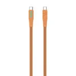 Havit Braided USB 2.0 Cable USB-C male - USB-C 60W PD Πορτοκαλί 1m CB6254