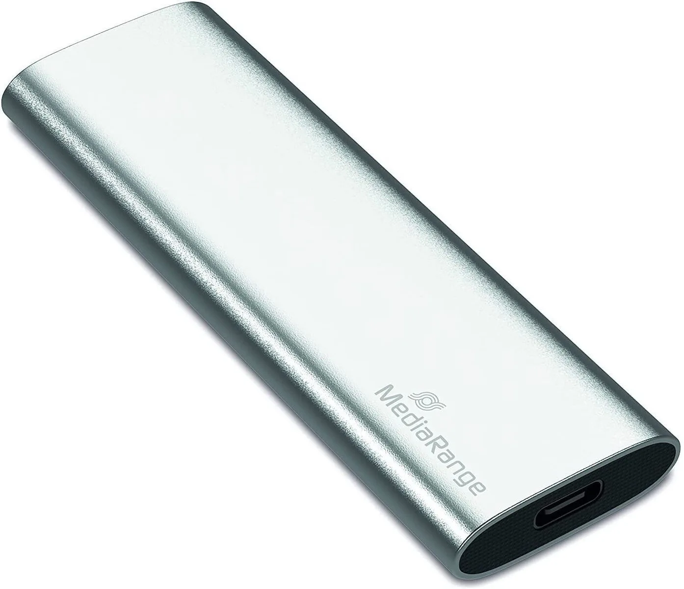 MediaRange USB 3.2 / USB-C Εξωτερικός SSD 240GB M.2 Ασημί - Image 1