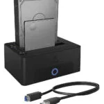 Icy Box Docking Station για 2 Σκληρούς Δίσκους SATA 2.5" / 3.5" με σύνδεση USB 3.0 (IB-1232CL-U3)