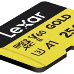 Lexar Professional microSDXC 256GB Class 10 U3 V60 A1 UHS-II με αντάπτορα