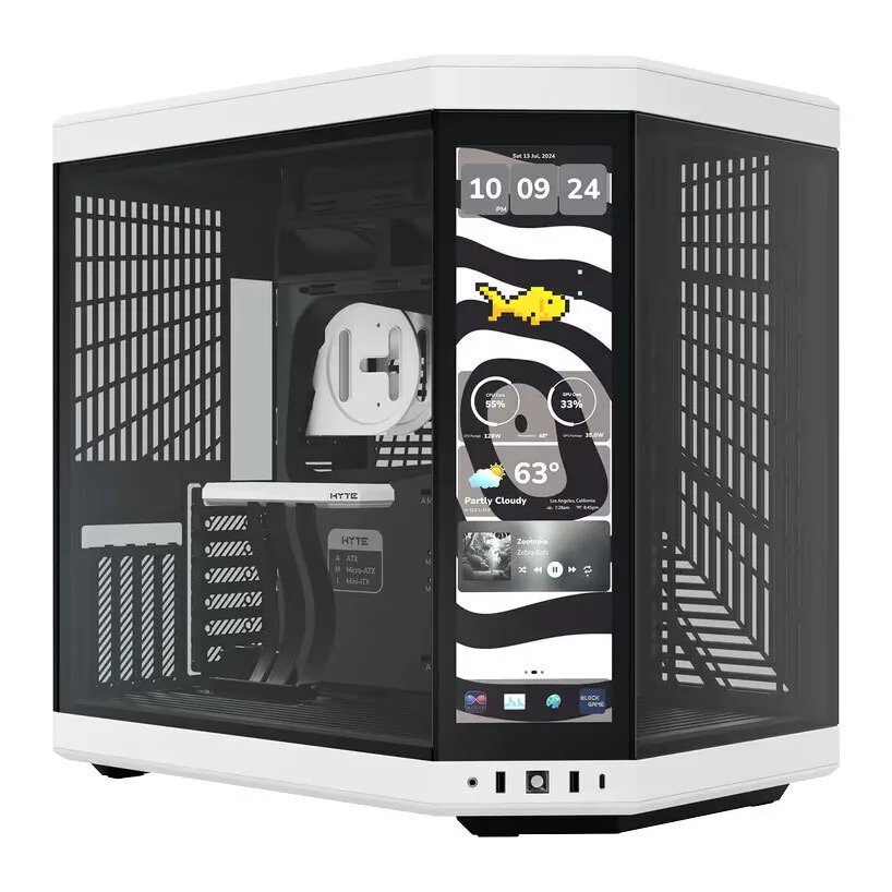HYTE Y70 Touch Infinite Gaming Midi Tower Κουτί Υπολογιστή με Πλαϊνό Παράθυρο Panda - Image 1