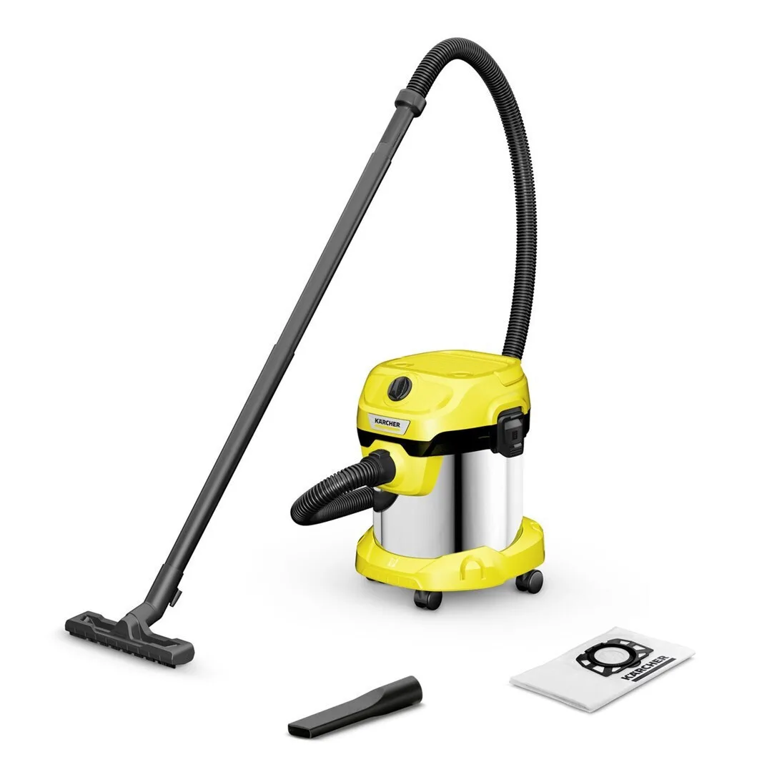 Karcher KWD 2 S V-15/4/18 Σκούπα Υγρών / Στερεών 1000W με Ανοξείδωτο Κάδο 15lt - Image 1